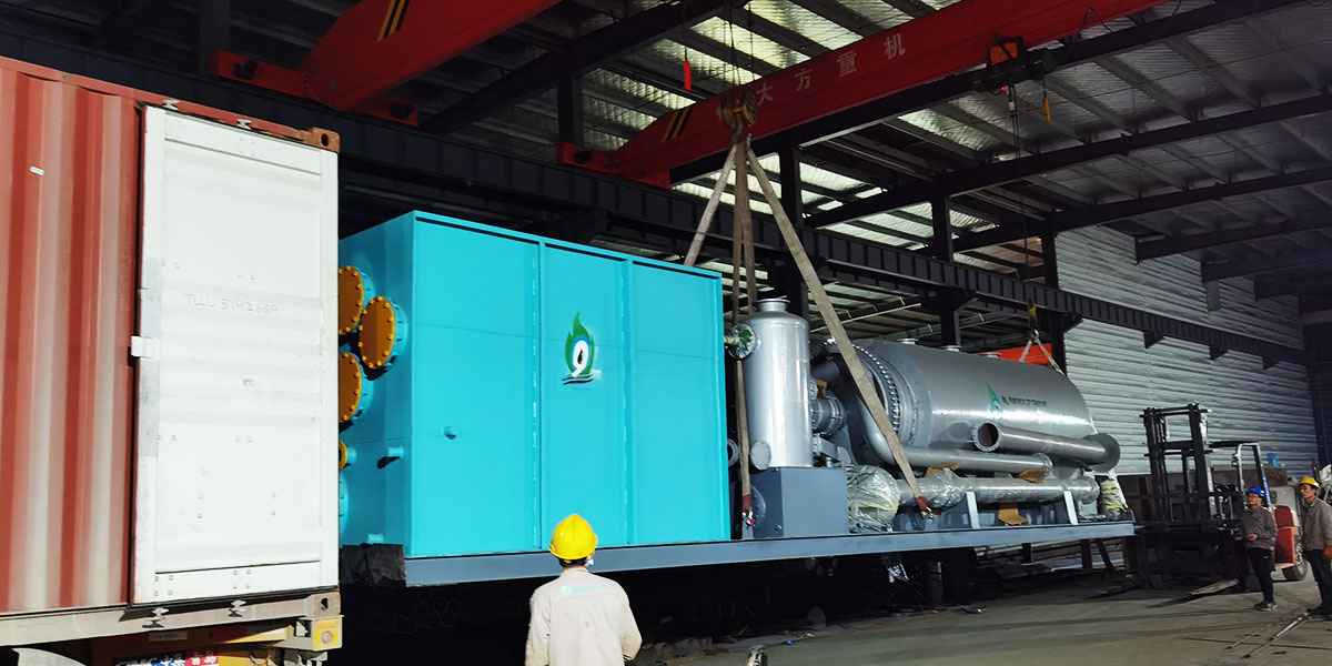 BLJ-3 Mobile Pyrolysis Plant to Oman