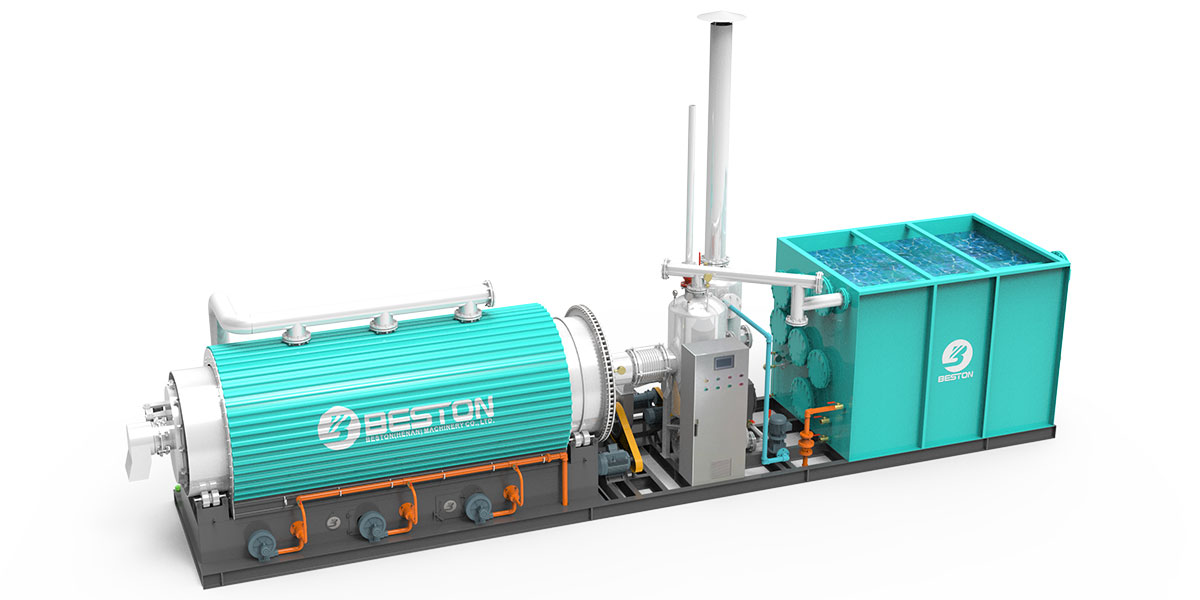 3D Layout of Mobile Pyrolysis Unit